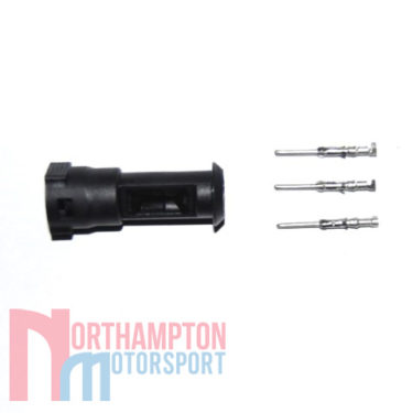 Emerald 3-Way Econseal Socket Connector (inc Pins)