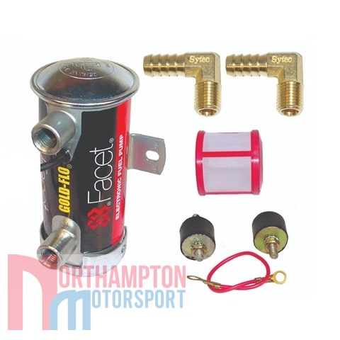 Facet Red Top Fuel Pump Kit (6.8 to 8.0 PSI / 8mm Fittings)
