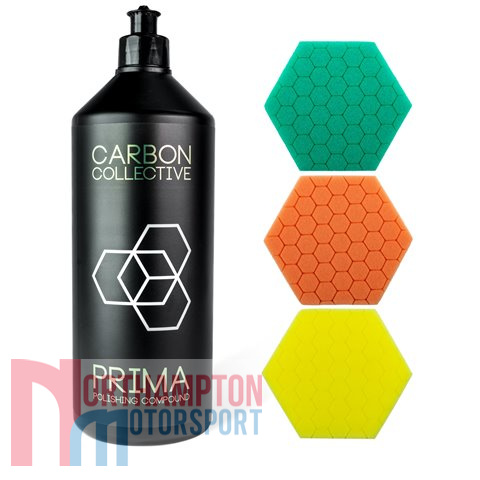 Carbon Collective Prima & HEX Hand Polishing Pads Kit 1KG