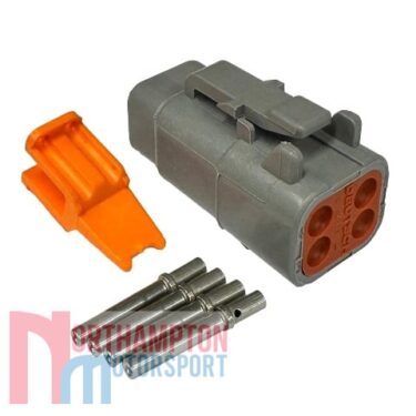4-Pin DTM Male Plug & Pins Kit (Deutsch)