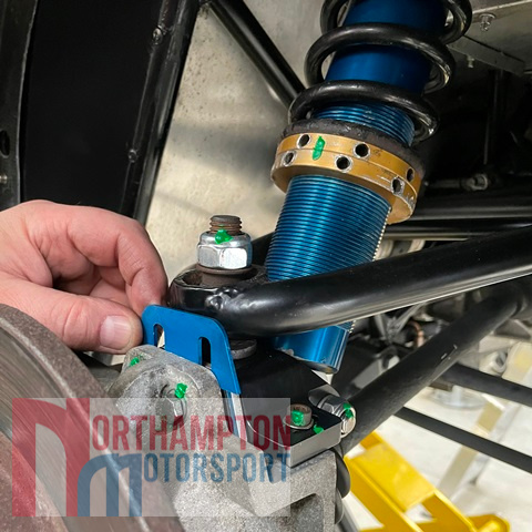 Caterham CSR Camber Shim Installation