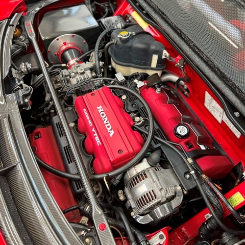 Honda NSX NA1 Engine bay at Northampton Motorsport